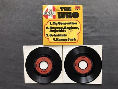 The Who - Die Grossen Vier 2 x 7'' 1972 POLYDOR 2607004 SUBSTITUTE MY GENERATION