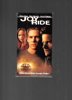 Joy Ride (VHS 2001 20th Century Fox) Paul Walker LeeLee Sobieski Steve Zahn NEW