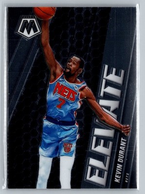 2020-21 Panini Mosaic Elevate 9 Kevin Durant Brooklyn Nets