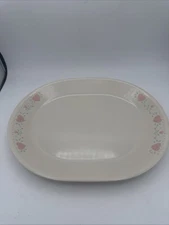 Corelle By Corning Forever Yours Oval Serving Platter Plate 12”