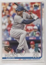 2019 Topps 150th Anniversary Aaron Hicks #260 0c4