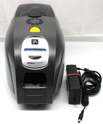 Zebra ZXP Series 3 Z32 Dual Sided ID Card Printer CardPresso USB and Adapter