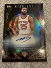 Topps Midnight 2025-26 Mikal Bridges Knicks Autograph /25 Midnight Sun Moonrise