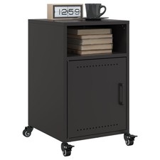 Nachttisch Nachtschrank Nachtkommode Nachtkonsole Schlafzimmer Stahl vidaXL