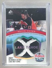 Kevin Hayes 2021 SP Game Used #LTN-KH NHL Lake Tahoe Games Net Cord Patch /25