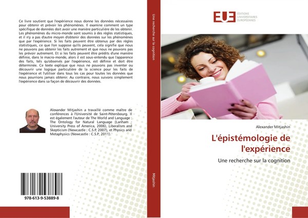 Alexander Mitjashin | L'éPistéMologie De L'expéRience | Taschenbuch (2020)-image