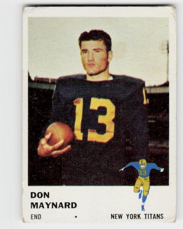 1961 Fleer #215 Don Maynard