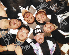 * GRUPO FRONTERA * signed 8x10 photo * PAYO SOLIS * EL COMIENZO * COA *