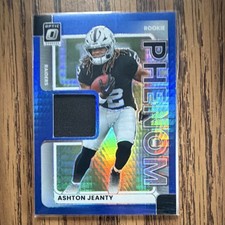 2025 Panini Donruss Optic Ashton Jeanty Phenom Black Patch Raiders