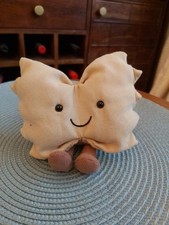 Jellycat Amuseable Farfalle Pasta Plush New With Tags Retired With Bag