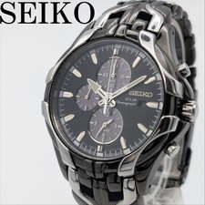 Cronógrafo solar SEIKO Excelsior SSC139 funcionando