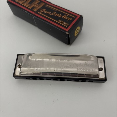 Vintage Great Little Harp Hohner Harmonica Key C MBA9 Made in Germany