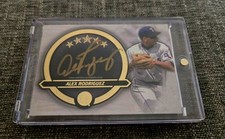2021 Topps Five Star “Golden Graphs” Alex Rodriguez on-card auto, numbered 01/40