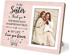 Best Sister Birthday Gifts, Christmas Gift for Sisteras, to My Sister Picture Fr