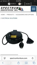 Spectrum Industries 15’ Reverse Wired Power Cord Reel