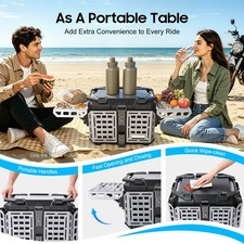 45L Motorcycle Top Case, Motorbike Tail Box, Detachable Motorcycle Top Box