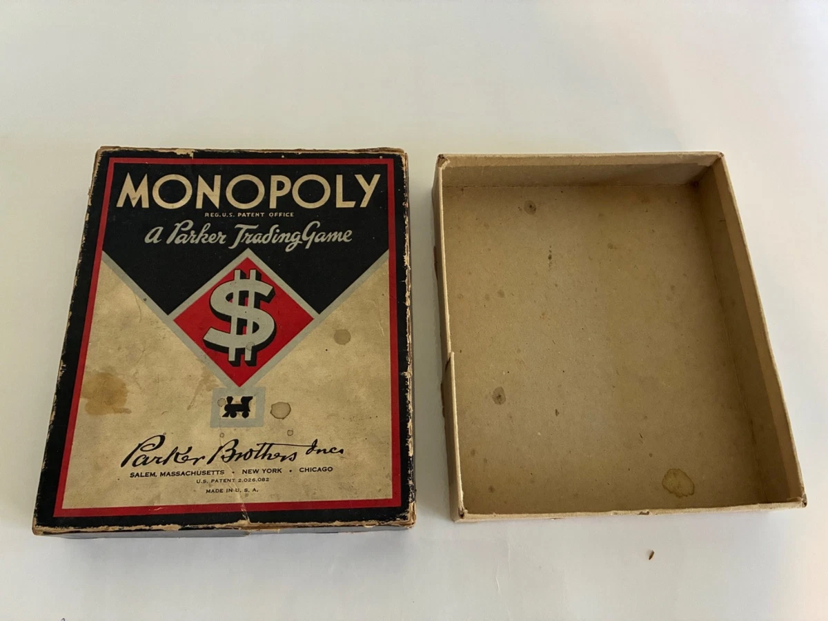 Monopoly Case Indiana Vintage Manufacture Board & Traditional