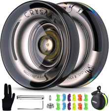 K2 Crystal Black Yoyo Professional, Responsive Yoyo for Kids 8-12