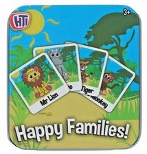 Traditional Snap Cards Children Playing Games Classic Travel Puzzle Animals