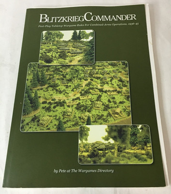 Blitzkrieg Commander Rulebook by Wargames Directory - Combined-Arms Operations