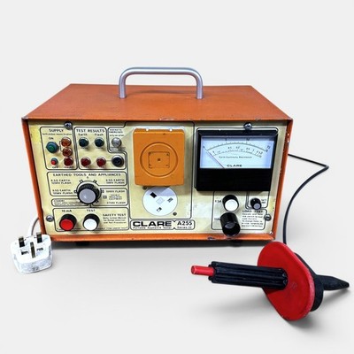 Clare A255 Tragbarer Gerätetester PAT Tester 110V 240V Klasse 1 & 2 getestet