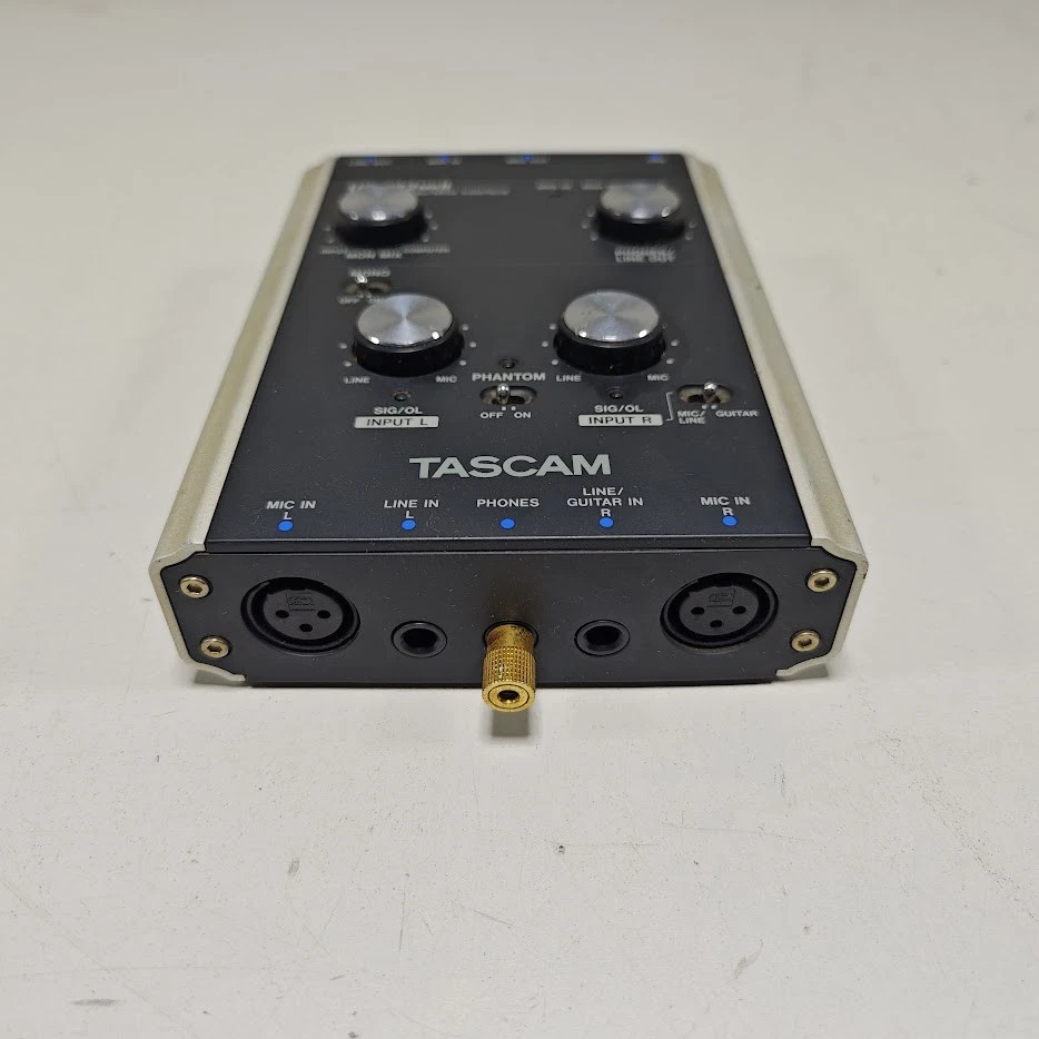 Tascam US-122MKII USB Audio/Midi Interface - Für Teile / Reparatur - Bild 2 von 4