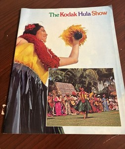 The Kodak Hula Show Kodak Company Vintage Program Booklet 1970s Hawaii