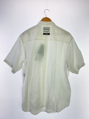 Undercover Short Sleeve Shirt 4 Cotton White Plain UC1D4407 Used 