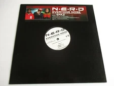 N.E.R.D. Everyone Nose / Spaz Vinyl 12" EP 4 Tracks Promo Only Virgin 2008 NEW