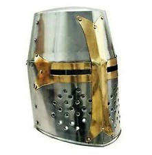 Christmas MEDIEVAL GREAT HELMET KNIGHT TEMPLAR CRUSADER KNIGHT HELMET TR20