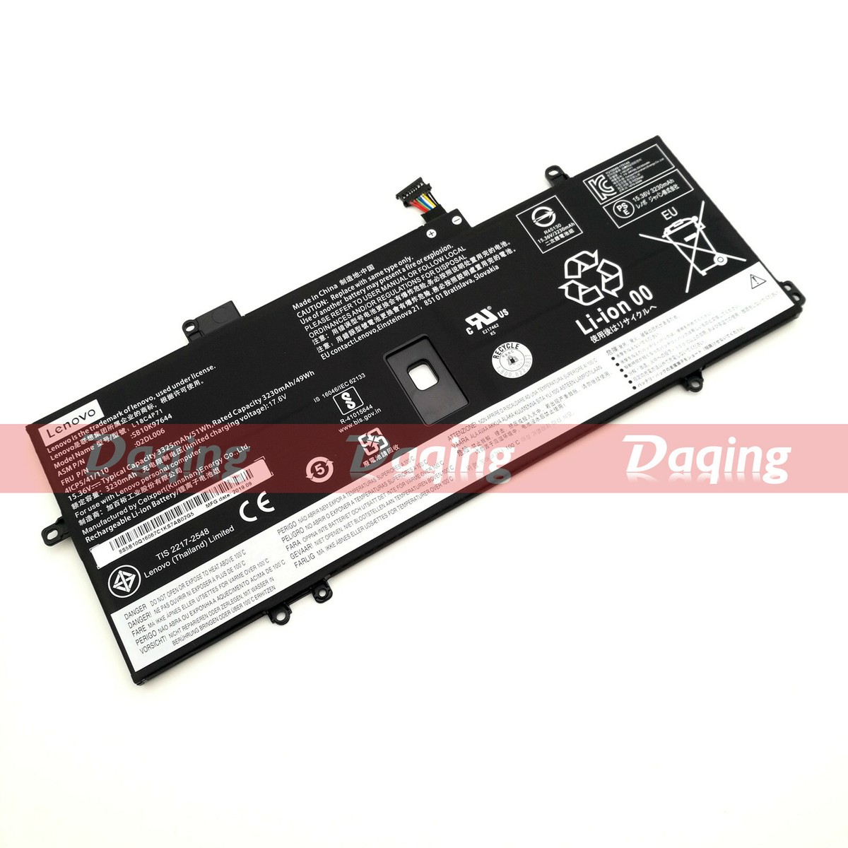 Original L18C4P71 L18M4P72 Battery for Lenovo ThinkPad X1 Carbon