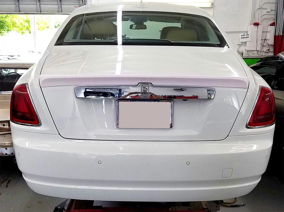 Rolls-Royce Ghost 2010-16 Tesoro porta-malas traseiro lábio spoiler montagem embutida feito nos EUA - Imagem 4 de 4