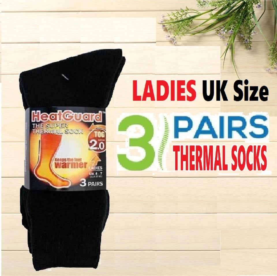 Damas Mujeres Calcetines Térmicos Invierno Cálidos 3 - Pares PROTECTOR TÉRMICO 2.0 TOG Caminar Foto 3 de 4