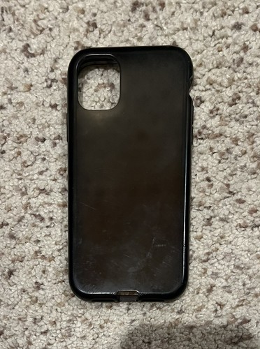 iPhone 11 Silicone Gray Black Phone Case Snap On Flexible