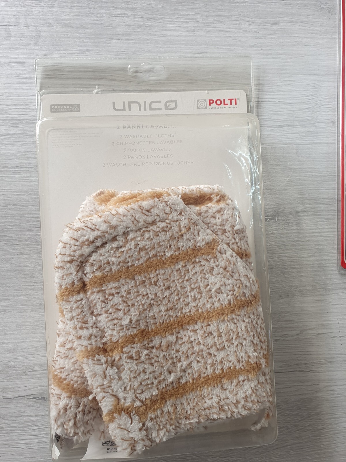 Polti kit 2 panni pavimenti lavabili Unico MCV20 MCV50 MCV70 MCV80 MCV85 PBEU