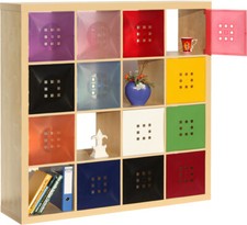 4er Set Tür Einsatz Ikea Regal Expedit Kallax Würfelform Flexi * violett purpur