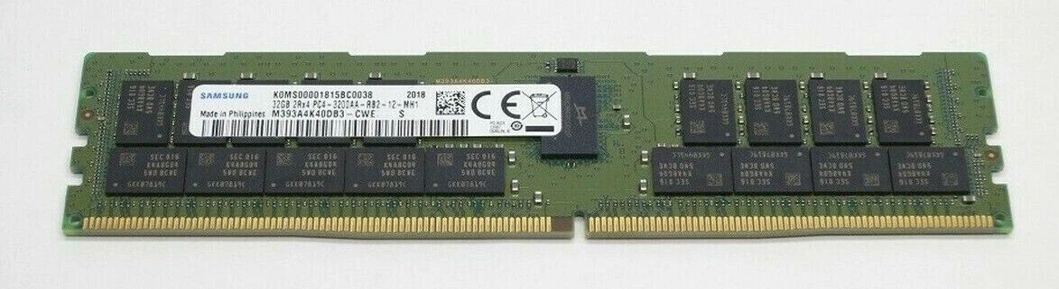 New Samsung 32GB DDR4-3200 PC4-25600 RDIMM ECC REG Memory RAM  M393A4K40DB3-CWEGY