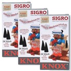 3 x Knox Räucherkerzen "Omas Weihnachtsduft" 72 Stück Größe M nostalgischer Duft