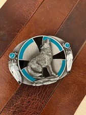 Siskiyou Howling Wolf Buckle