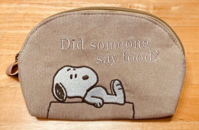 Snoopy Peanuts Kulturbeutel Kulturtasche Medikamententasche beige **NEU+OVP**