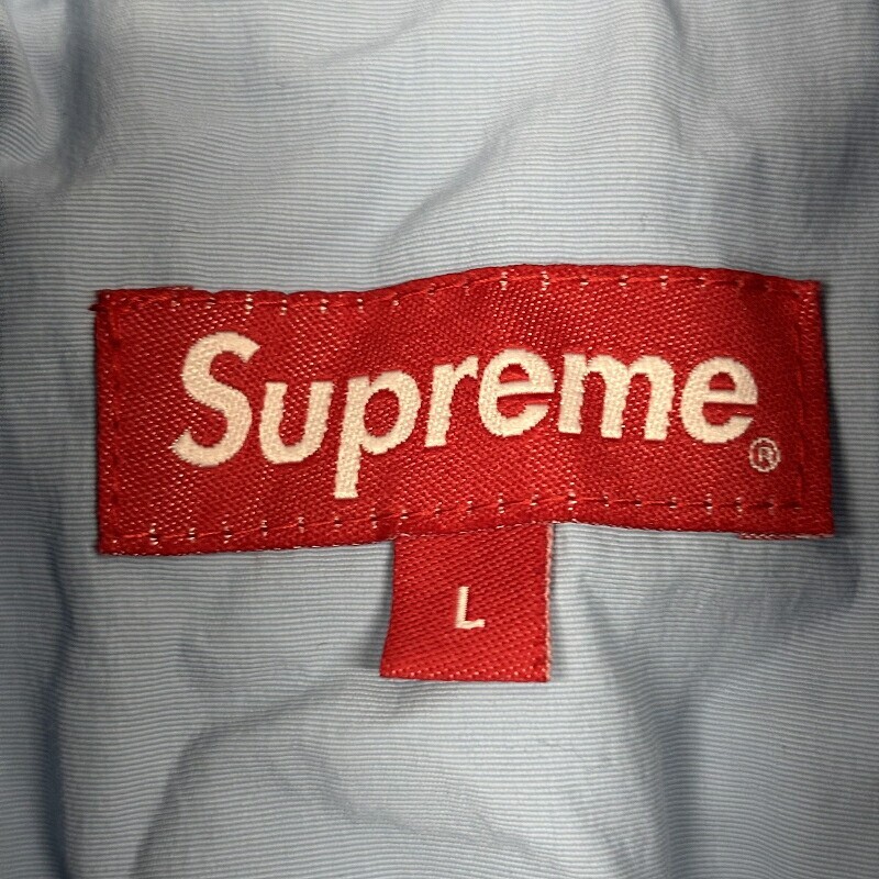 supreme Lサイズ Supreme 20SS Paneled Track Jacket Light Blue Size L Full Zip