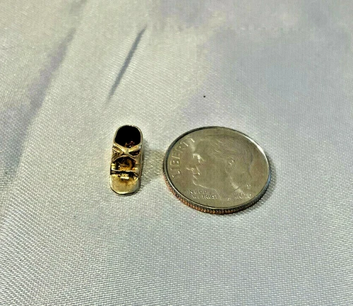 Beautiful 14K Yellow Gold Baby Shoe Pendant Charm
