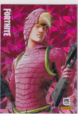 Panini Fortnite Karte Series 2 US #21 King Flamingo Crystal Shard