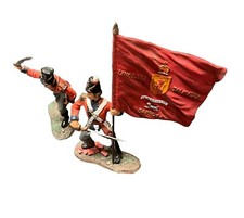 W Britain Hougoumont British Coldstream Guard Command Set