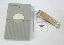 Access-10 Digit Garage Door Gate Remote Opener 300MHz Linear Car Visor Clip -NEW