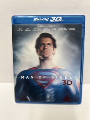 MAN OF STEEL SUPERMAN DC COMICS 3D BLU-RAY | eBay