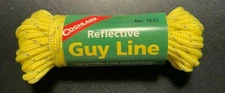 Coghlan's Reflective Guy Line No. 1625 25 Feet / 7.6 Meters BRAND NEW