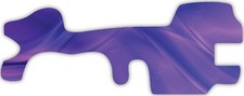 Purple Silk Faux Fabric Vinyl Wrap For Doc Band Helmet Baby Cranial Helmet