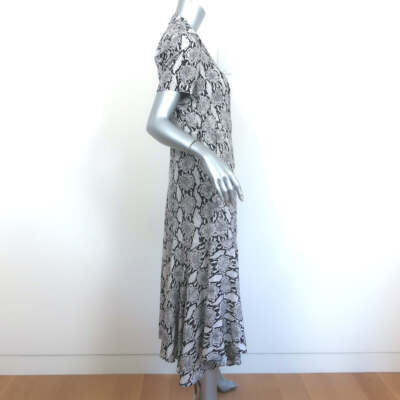 A.L.C. Midi Shirtdress Clarkson Gray Snakeskin Print Silk Size 6 NEW | eBay A.L.C. Midi Shirtdress Clarkson Gray Snakeskin Print Silk Size 6 NEW | eBay