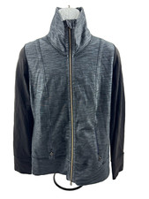 Lululemon Daily Yoga Jacket Women  s Size 10 Zip Pockets Gray